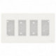 Unica - boîte de concentration saillie complète - 4 col de 4 mod - Blanc