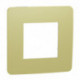 Unica Studio Color - plaque - Vert acidulé liseré Blanc - 1, 2, 3 ou 4 postes