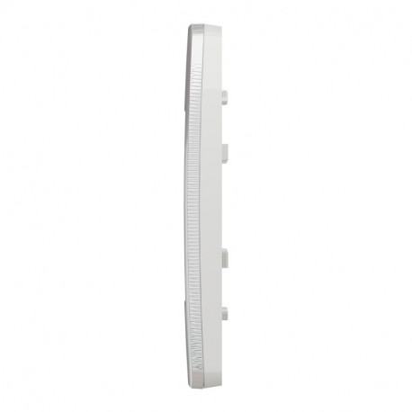 Unica Studio Métal - plaque - Aluminium liseré Blanc - 1, 2, 3 ou 4 postes