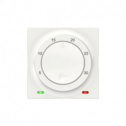 Unica - thermostat chauffage / climatisation - 8A - Blanc - méca seul