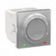 Unica - thermostat chauffage / climatisation - 8A - Alu - méca seul