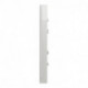 Unica Pure - plaque de finition - Givre blanc - 1, 2, 3 ou 4 postes