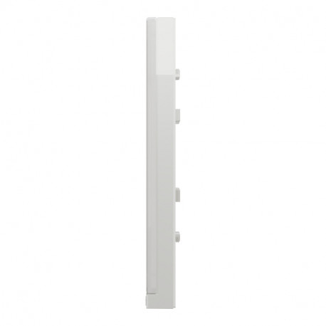 Unica Pure - plaque de finition - Givre blanc - 1, 2, 3 ou 4 postes