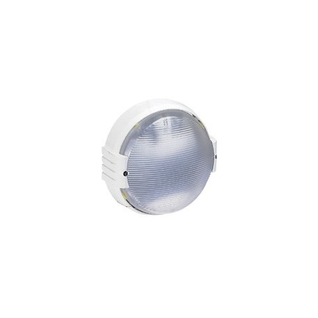 Hublot Rond Koro AntiVandale Lampe 100 W E27 Blanc IP54 / IK09 Legrand