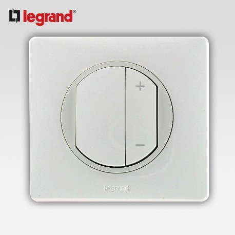 Interrupteur variateur 400w Legrand celiane blanc complet 