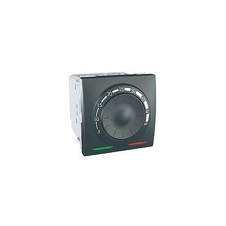 Thermostat pour Plancher Chauffant 10 A 2 modules - Graphite Schneider Unica