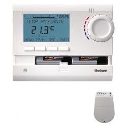 Thermostat Programmable Radiocommandé Montage Mural à Piles RAMSES 813 top2 HF Set A Theben
