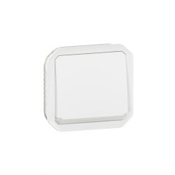 Poussoir NO-NF lumineux Plexo composable blanc / Legrand