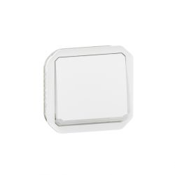 Interrupteur ou va-et-vient lumineux 10AX 250V Plexo composable blanc / Legrand