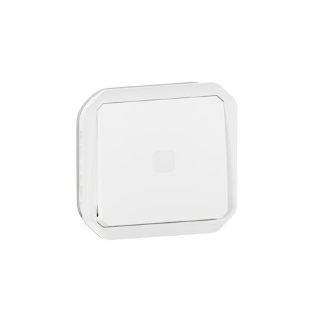 Interrupteur temporisé lumineux Plexo composable blanc / Legrand