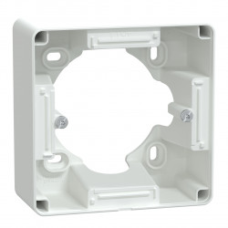Ovalis - Boîte support 36 mm pour montage en saillie - Blanc