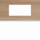 Plaque gallery 4 modules entraxe 71mm matiere oak wood