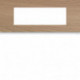 Plaque gallery 6 modules entraxe 57mm matiere oak wood