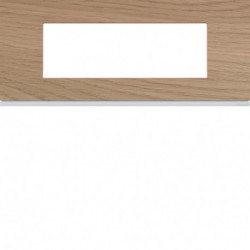 Plaque gallery 6 modules entraxe 57mm matiere oak wood