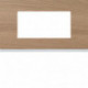 Plaque gallery 4 modules entraxe 57mm matiere oak wood
