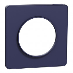 Odace Touch- plaque de finition 1 poste - Cobalt