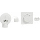 Kit Odace SFSP actionneur DCL + Interrupteur + plaque style blanc
