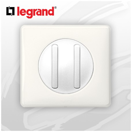 Interrupteur double poussoir Legrand Céliane - Appareillage
