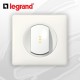 Poussoir Lumineux complet Legrand Celiane Blanc Glossy Yesterday (doigt large)