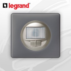 Interrupteur automatique complet Ecodétecteur Legrand Celiane Schiste Poudré