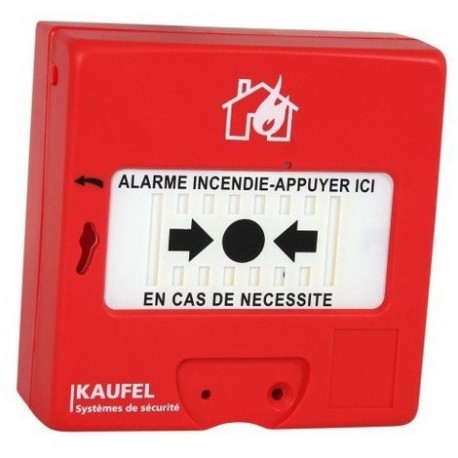 Déclencheur manuel Kaufel alarme rouge Type 4