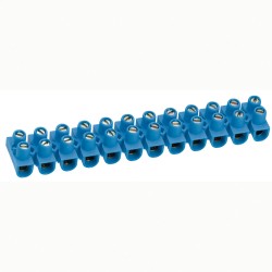 barrette de connexion nylbloc cap 16 mm bleu