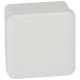 Bte carrée 80x80x45 étanche Plexo gris - face lisse - IP55/IK07- 650°C