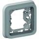 Support plaque - pour encastré Prog Plexo composable gris - 1 poste / Legrand