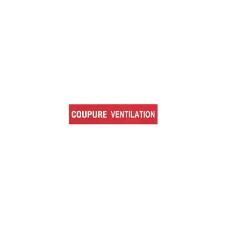etiquettes autocollantes 3 coupure ventilation pour coffrets de securite