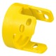 osmoz accessoires collerette de garde pour coup de poing jaune
