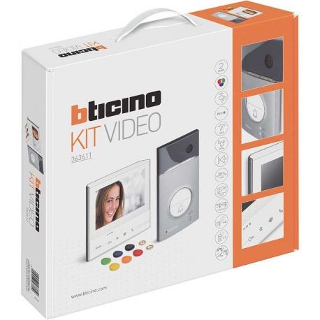 Interphone vidéo couleur V13M avec mémoire Bticino