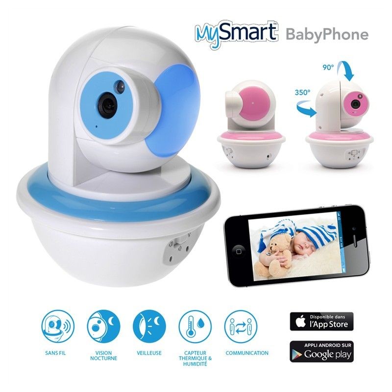 Baby Phone connecté caméra motorisée Konix mySmart