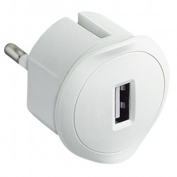 Chargeur adaptateur USB - Blanc / Legrand