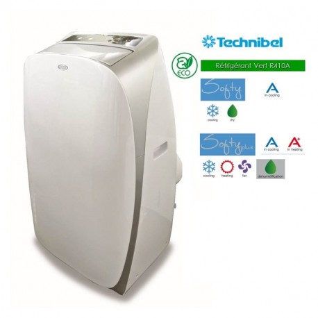 Climatiseur mobile Technibel Softy 2.6kW - Froid / Déhumidificateur