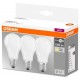 Boîte ampoules LED 3x10,5W - E27 Blanc chaud - 1055lm / Osram