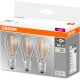 Boîte ampoules LED 3x7W filaments - E27 Blanc chaud - 806lm / Osram