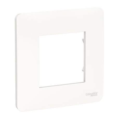 Unica Studio - plaque de finition - Blanc - 1, 2, 3, 4 ou 5 postes