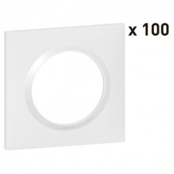 Plaque de finition Dooxie Blanc - 1 poste (x100pcs) / Legrand