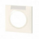 Plaque de finition Dooxie Blanc - 1 poste avec Porte-étiquette / Legrand
