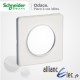 Plaque Blanc Mat 1 Poste Schneider Electric Odace Touch 