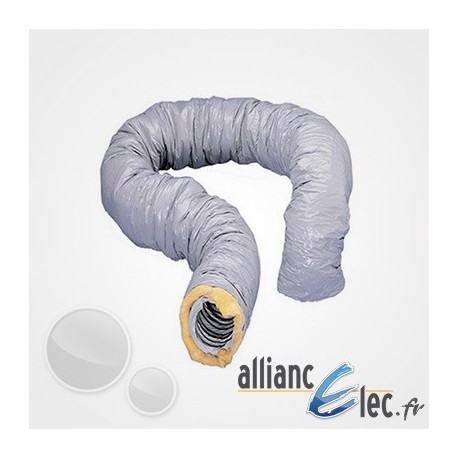 Gaine isolée Atlantic PVC diam. 80 - Longueur 10m 
