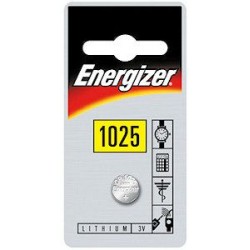 Pile 1025 ENERGIZER Lithium CR1025 3 Volts - Blister de 1 pile bouton 
