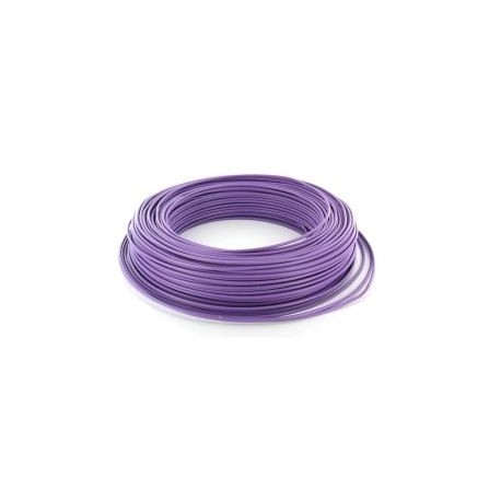 Fil HO7 V-U 1,5 mm² Violet Rigide couronne de 100 M